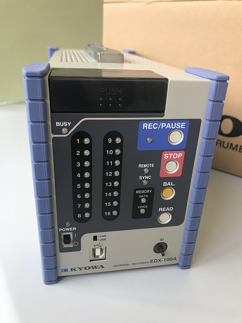江苏航运职业技术学院 共和KYOWA EDX-100A动态应变采集仪交货