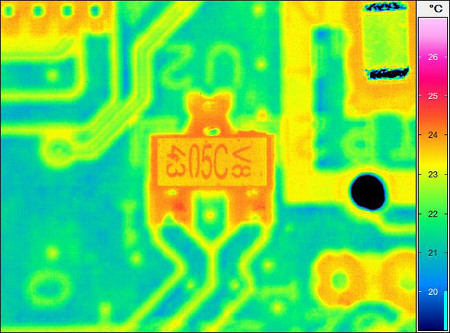 NEC红外热像仪对高密度装配PCB基板的散热评价